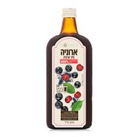 מיץ ארוניה שחור בכבישה קרה - 100% פרי