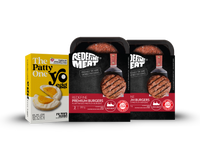 מארז בורגרים וביצות ל- 4 סועדים