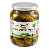 מלפפונים אורגניים במלח תבואות