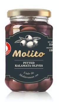 זיתים מסוג קלמטה מגולענים