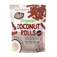 חטיף רולים קוקוס בטעם שוקולד אורגני