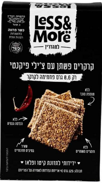 חטיפי קרקר קיטו פיקנטיים Less&More