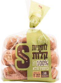 6 לחמניות קלות 100% קמח כוסמין מלא טאו ברד