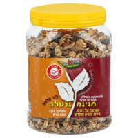 גרנולה בתוספת פירות יבשים ושקדים