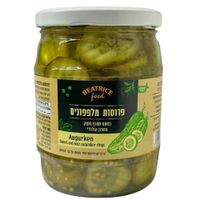 פרוסות מלפפון בטעם חמוץ מתוק